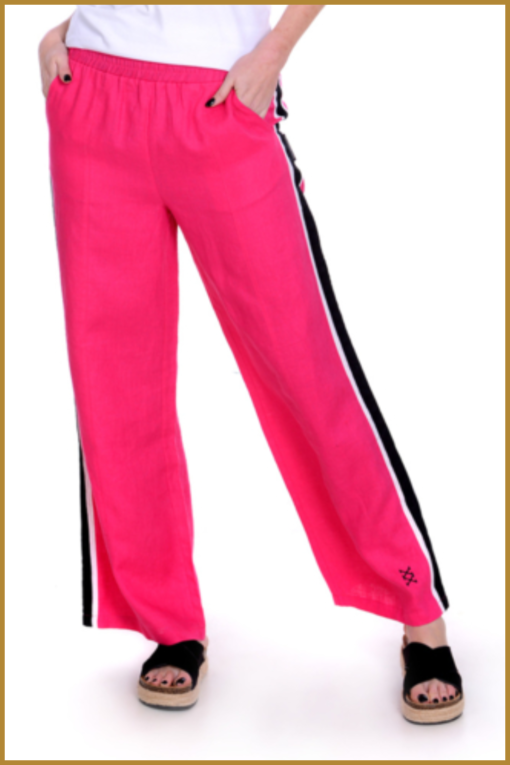 Sneakerdresses - Pants linnen - SNE230012 pink - Afbeelding 2