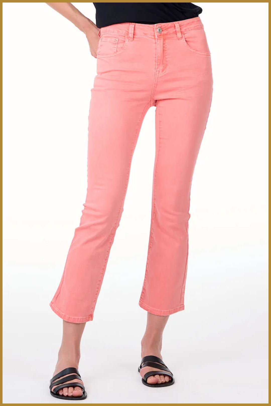 Jeans cropped Camilla - BIA220018 coral