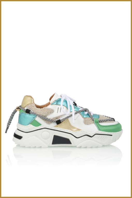 DWRS Label - Sneaker Jupiter terry - DWR220014 green / blue