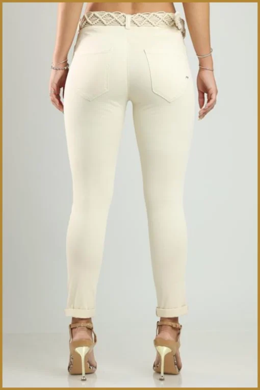 Boyfriend jeans Azurite - BIA220017 off white