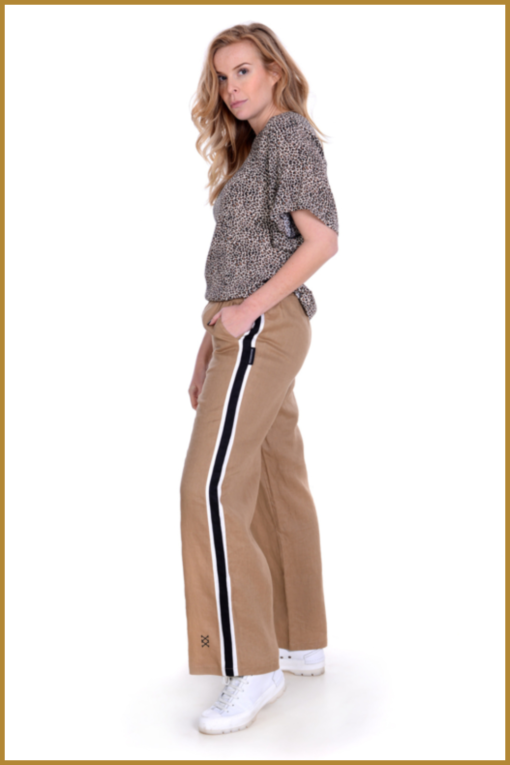 Sneakerdresses - Pants linnen - SNE230011 sand - Afbeelding 3