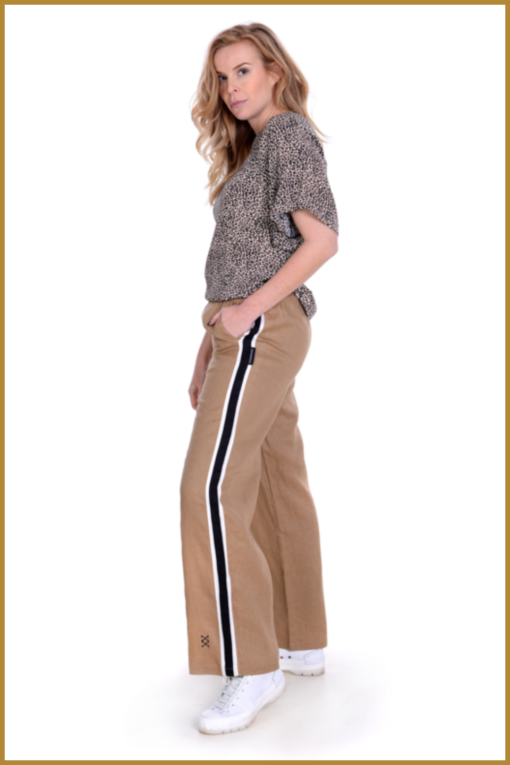 Sneakerdresses - Pants linnen - SNE230011 sand