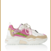 DWRS Label - Sneaker Pluto terry - DWR220011 white / pink / green