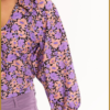 Studio Anneloes - Zaria flower shirt - STU230010 lila
