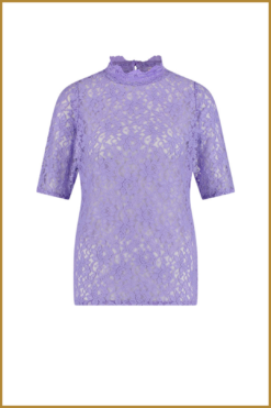 Alternative view of Studio Anneloes - Lovia lace top - Stu230016 lila