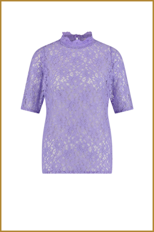 Studio Anneloes - Lovia lace top - Stu230016 lila - Afbeelding 2