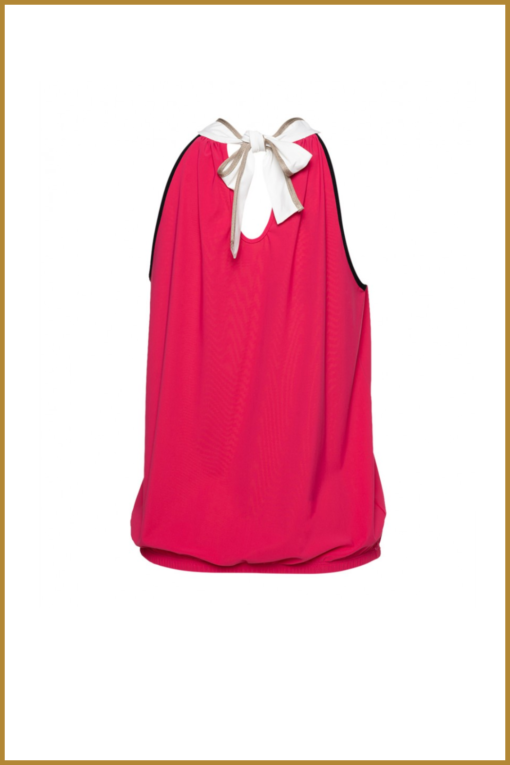 ZIP73 - Haltertop - ZIP230007 framboos - Afbeelding 2