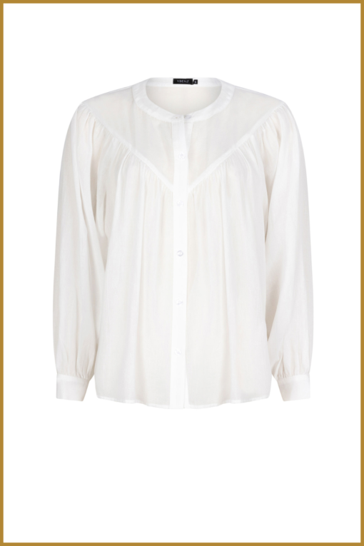 Ydence - Blouse Laurie - YDE230018 white