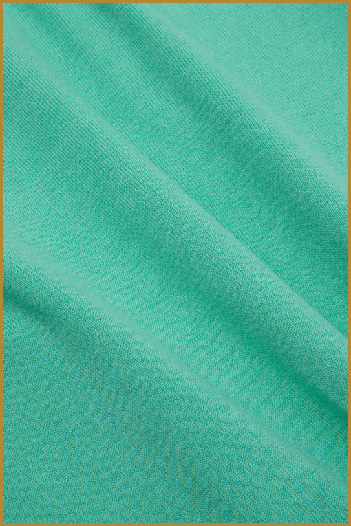 Ydence - Knitted top Vera - YDE230002 turqoise - Afbeelding 2