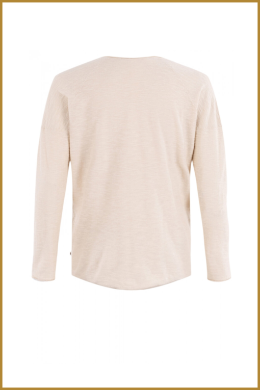 Pullover Elita - MOS230009 sand solid - Afbeelding 2