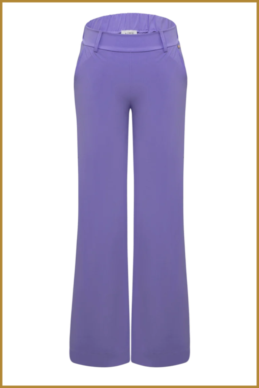 Aime Balance - Broek Serenity straight - AIM230008 violet