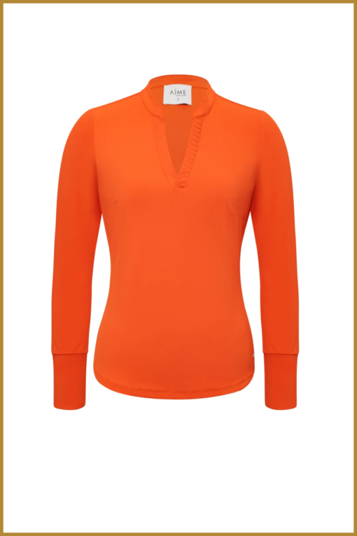 Aime Balance - Blouse Mura - AIM230016 coral - Afbeelding 2