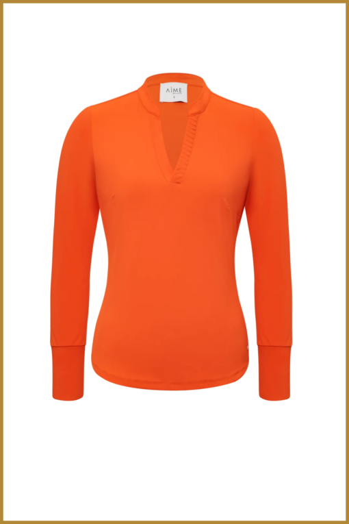 Aime Balance - Blouse Mura - AIM230016 coral