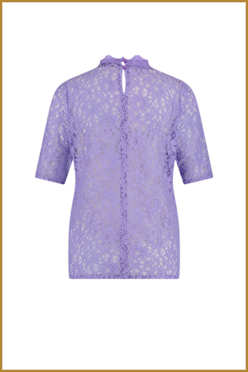 Studio Anneloes - Lovia lace top - Stu230016 lila - Afbeelding 3