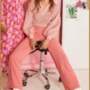 Ydence - Blouse Mara - YDE230012 fuchsia