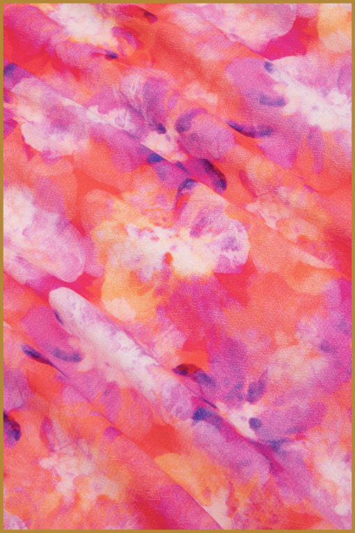 Ydence - Blouse Rian - YDE230010 peach print - Afbeelding 3