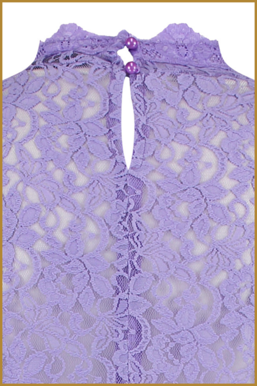 Studio Anneloes - Lovia lace top - Stu230016 lila - Afbeelding 4