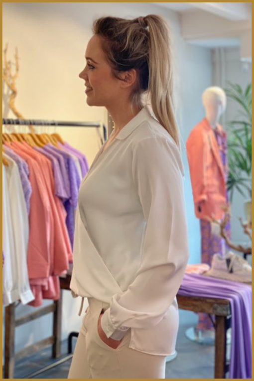 INUZ - Blouse Mooi -BHA230003 offwhite - Afbeelding 2