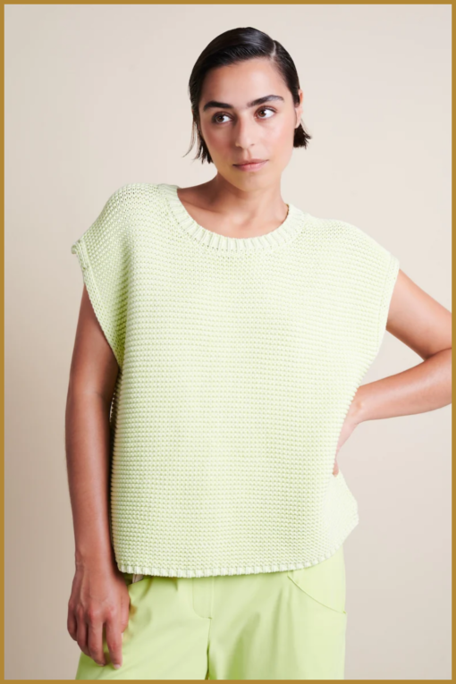 Jane Lushka - Vest lime - JAN230024 lime