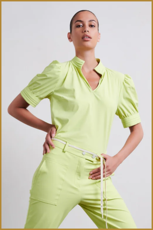 Jane Lushka - Blouse Irma - JAN230034 lime