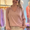 INUZ - Blouse mooi oudroze - BHA230023