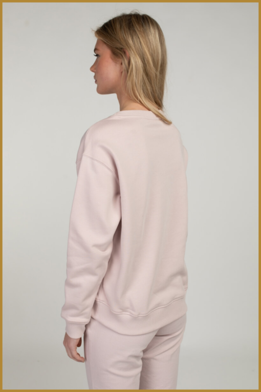 MSCW - Logosweater old pink - MOS230031 - Afbeelding 3