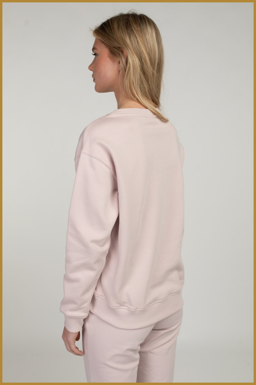 MSCW - Logosweater old pink - MOS230031