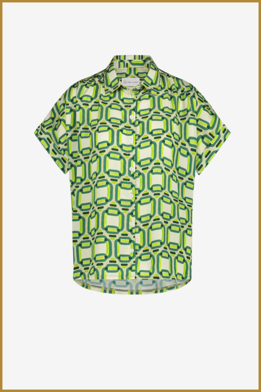 Jane Lushka - Blouse Romy - JAN230027 green lime - Afbeelding 2