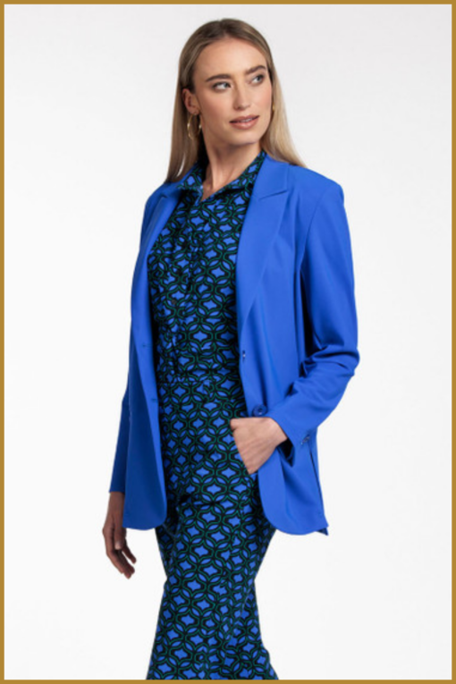 STUDIO ANNELOES - Sofia bonded blazer sky - STU230023