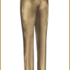 STUDIO ANNELOES - Mita faux leather trousers gold - STU230039