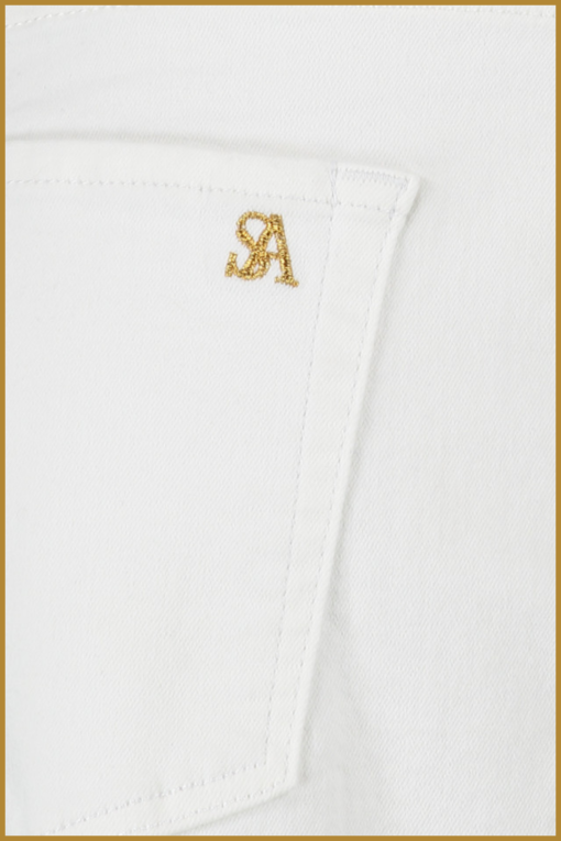 STUDIO ANNELOES - Ava denim short white - STU230041 - Afbeelding 3