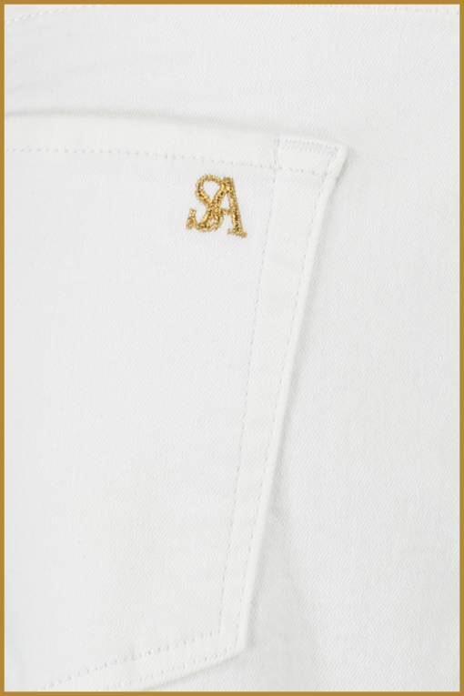 STUDIO ANNELOES - Ava denim short white - STU230041