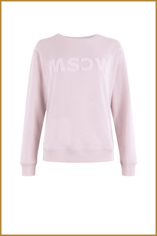 MSCW - Logosweater old pink - MOS230031