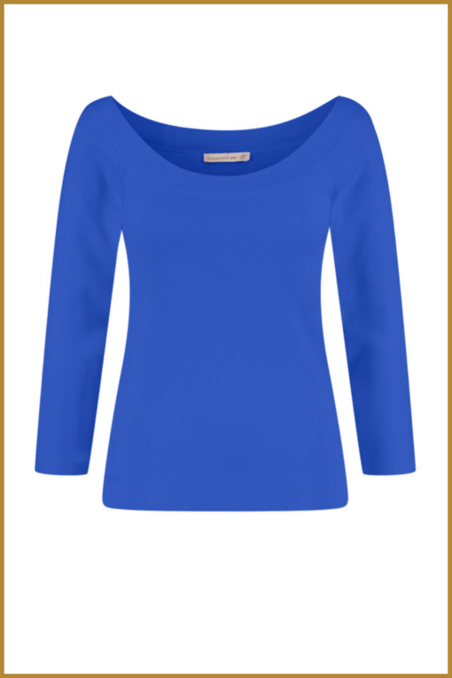 STUDIO ANNELOES - Quinny bootneck pullover sky - STU230037