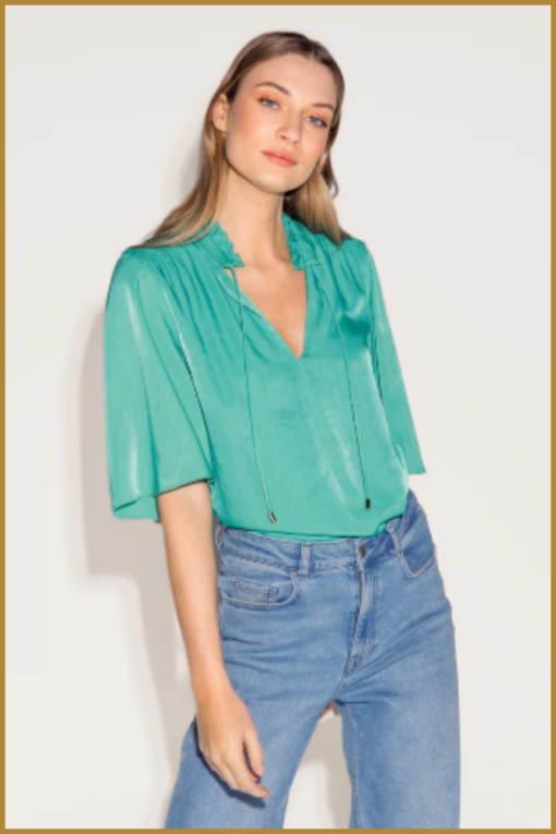 Freebird - Blouse Sun - FRE230014 light green