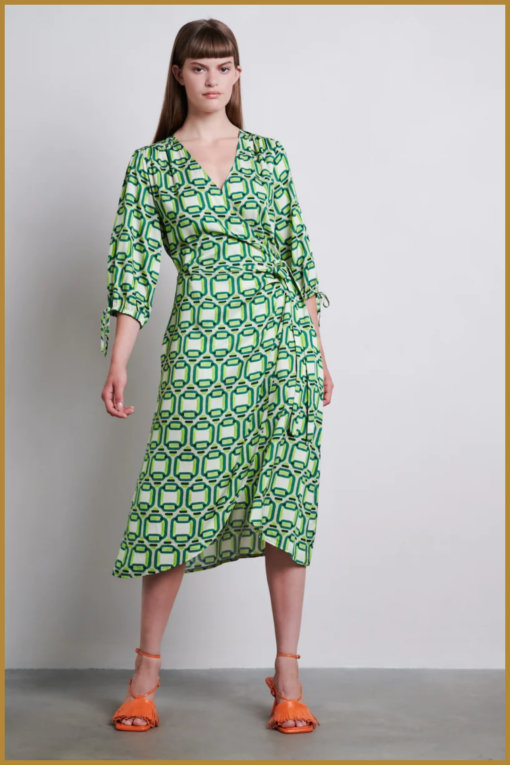 Jane Lushka - Dress Colinda - JAN230028 green lime