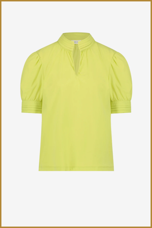 Jane Lushka - Blouse Irma - JAN230034 lime - Afbeelding 2