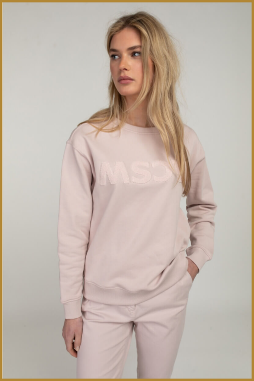 MSCW - Logosweater old pink - MOS230031