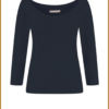 STUDIO ANNELOES - Quinny bootneck pullover dark blue - STU230035