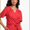 STUDIO ANNELOES - Mia jumpsuit red - STU230042