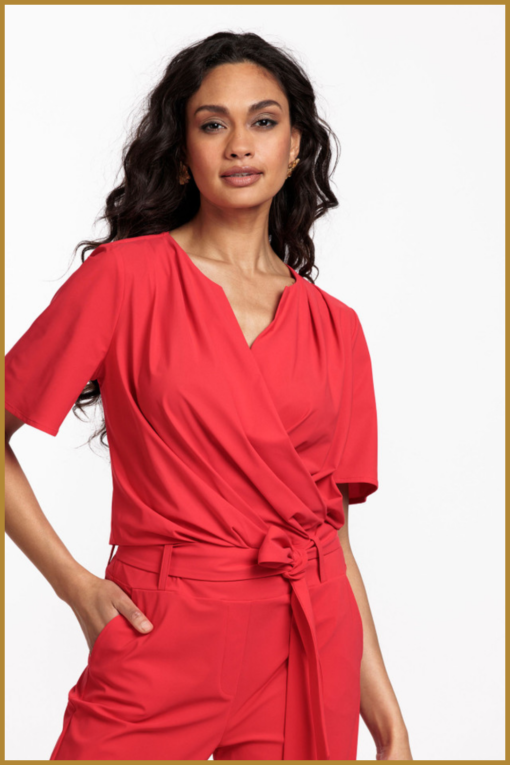 STUDIO ANNELOES - Mia jumpsuit red - STU230042