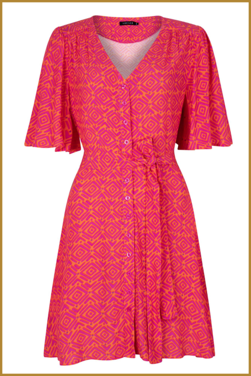 YDENCE - Dress Aylin- YDE230034 orgineel - Afbeelding 2