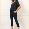 STUDIO ANNELOES - Billy trousers black - STU230048