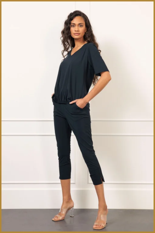 STUDIO ANNELOES - Billy trousers black - STU230048 - Afbeelding 2
