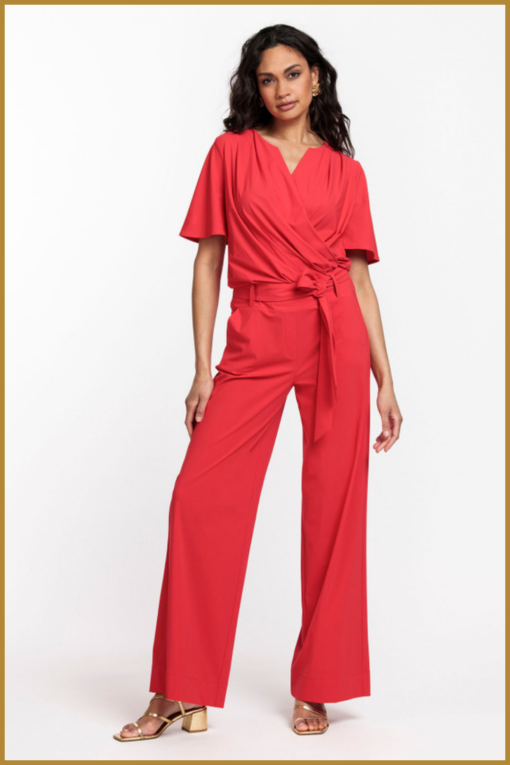 STUDIO ANNELOES - Mia jumpsuit red - STU230042