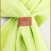 INUZ - Sjaal waffle lime - INU230081