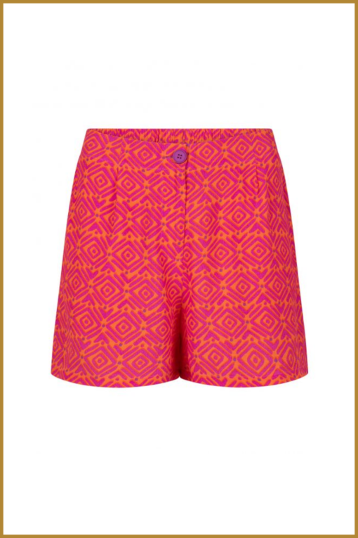 YDENCE - YDE230032 Short Katie aztec - Afbeelding 2