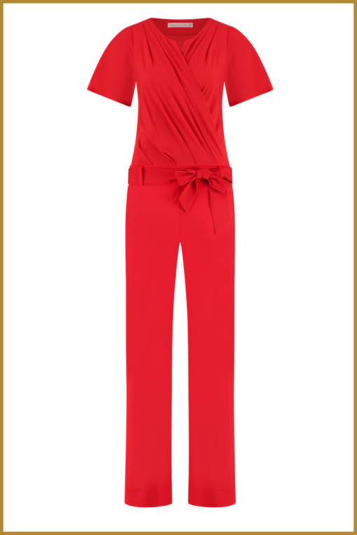 STUDIO ANNELOES - Mia jumpsuit red - STU230042