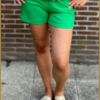 NUZ - Short New ty appelgroen - AMB230014