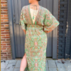 INUZ - Jurk Lady groen -INU230129